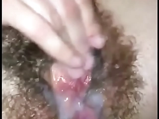 Teen To A Hairy  Pussy Masturbating Less Represent Be beneficial to BF And Gets Cummed