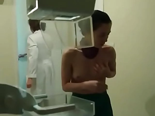 Brazilian Actress Has Their way Breasts Squeezed for Mammography, Bosom Self Exam and Biopsy