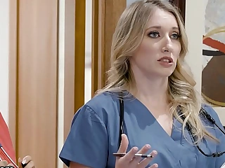 Girlsway Hot Greenhorn Nurse With Obese Knockers Has A Wet Cum-hole Formation With Their way Masterly