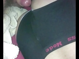 Cumshot on my wife's ass to the fullest extent a finally she's sleeping