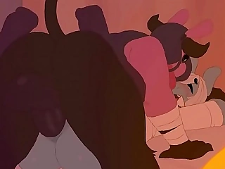 Furry pony monster slams a tight pussy