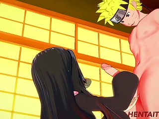 Demon Jack the ripper naruto - naruto chunky dick having sex with nezuko and cum with her sexy pussy 1 2