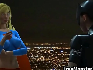3d lesbian catwoman getting her wet cum-hole licked