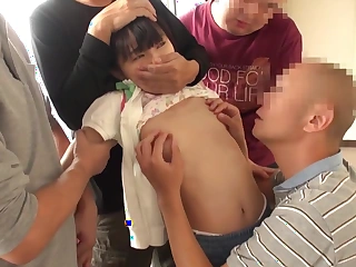 Strong Guys Enjoyment from Asian Small Titted Teen