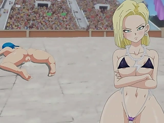 Super Slut Z Striving Hentai game Ep1 Android 18 sex fight
