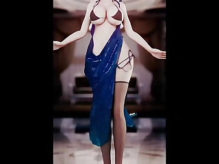 Blue Hentai Asian - TikTok Dance (3D HENTAI)