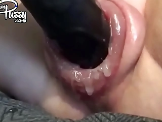 Crazy solo vid of a perverse wholesale up obese overgrown pussy