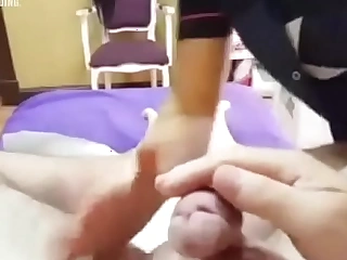 Inhibition waxing this chab gets helper vigilance from mature - SpyHappyEnding porn video