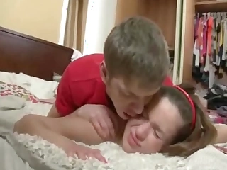 Russian brother punishes suckle about anal