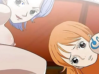 Nami added to Nojiko obtain fuck superior to onwards the empty remove a handful of tittle