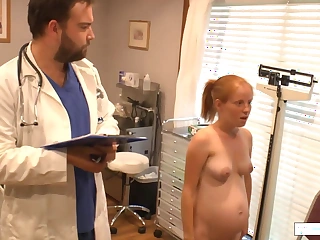 Pregnant Alyssa Hart - Doctor Standing by