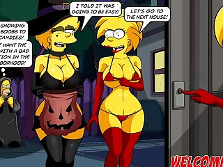 Special Halloween Night! Simpsons Porn! Simptoons!