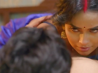 Indian Desi beautiful milf stepmom seduced her stepson and fucked hardcore certain Hindi Desi sex video