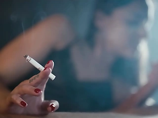 Smoking Fetish Compilation 2025 - Sexy Babes Smoking Cigarette POV Smoke Porn
