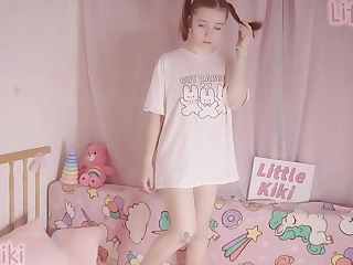 LITTLE step DAUGHTER denunciatory step DADDY watching TABOO PORN, plus wanted approximately do the same