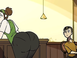 Chubby Barista with Giant Lactating Boobs - 3D Cartoon Parody HQ