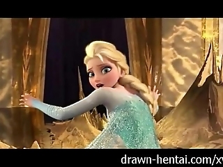 Frozen hentai - elsa's bedraggled thirst